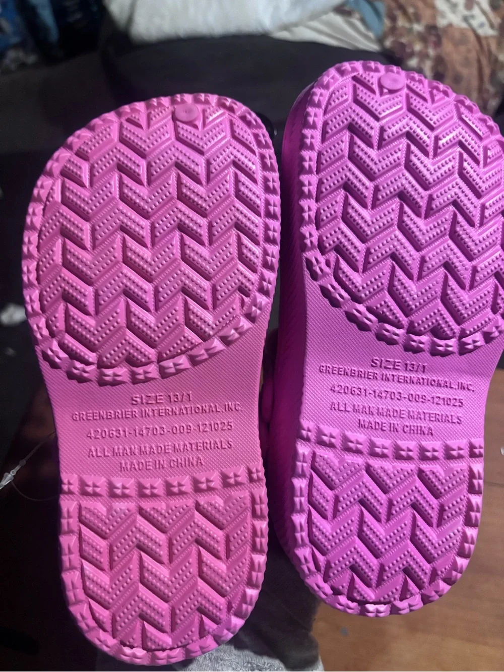 Girls Pink Clogs
